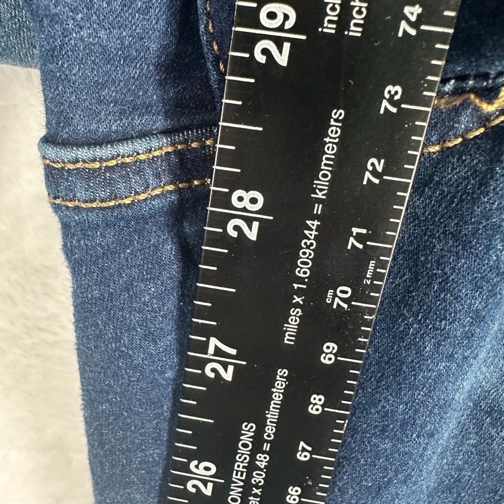 Rock & Republic Fever Pull On Jeans Women 18 Blue RX Slimming Skinny Stretch - Picture 6 of 8